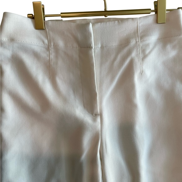 Elegant ANN TAYLOR Straight Leg Pants –Off White Lined, Size 0 - Picture 4 of 6